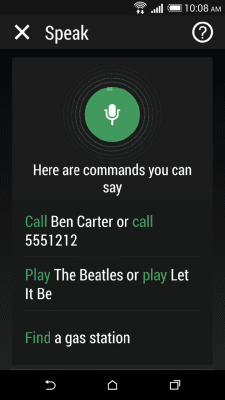 Screenshot of the application HTC Speak - #1