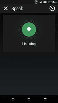 Screenshot of the application HTC Speak - #2