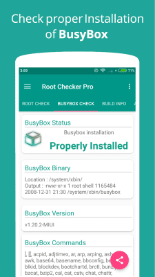 Screenshot of the application ROOT Check - #2