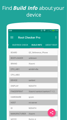 Screenshot of the application ROOT Check - #3