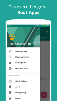 Screenshot of the application ROOT Check - #5