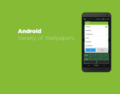 Screenshot of the application Androids! Live Wallpapers - #1