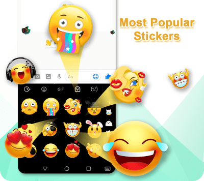 Screenshot of the application TouchPal Keyboard - Emoji Keyboard and Themes - #3