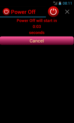 Screenshot of the application Shutting down - #5