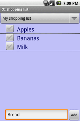 Screenshot of the application Basic Colors Theme - #2