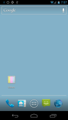 Screenshot of the application Colors - #5