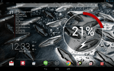 Screenshot of the application MYCOLORSCREEN Simple Calendar Widget - #8