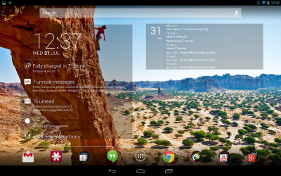 Screenshot of the application MYCOLORSCREEN Simple Calendar Widget - #9
