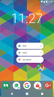 Screenshot of the application Nova Launcher - #1