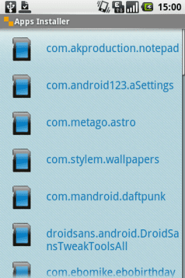 Screenshot of the application AppsInstaller - #1