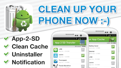 Screenshot of the application App Manager - App2SD Cache 3-1 - #1