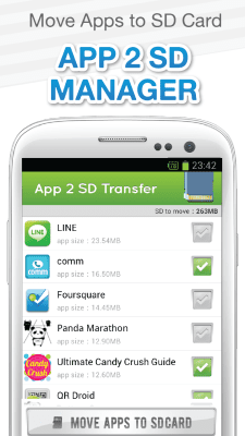 Screenshot of the application App Manager - App2SD Cache 3-1 - #4