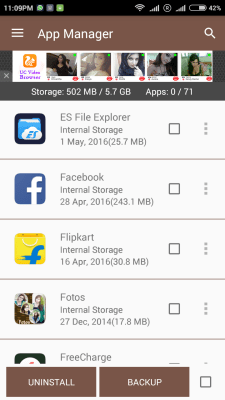 Screenshot of the application App Manager & Clean Master - #3