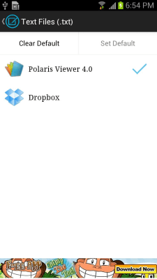 Screenshot of the application Default App Manager Lite - #3