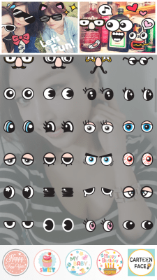 Screenshot of the application Candy Camera - Sticker - #4
