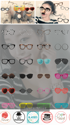 Screenshot of the application Candy Camera - Sticker - #7