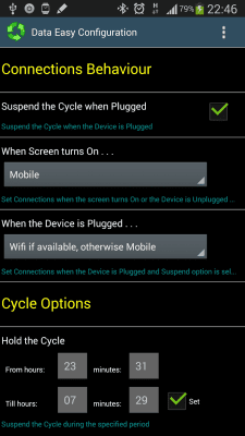 Screenshot of the application Data Switch Save Battery Easy - #3