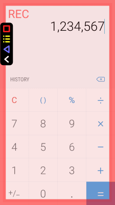 Screenshot of the application Auto Tapper - Auto Clicker/Tap Sequence Recorder - #4