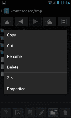 Screenshot of the application Explorer+ File Manager - #7