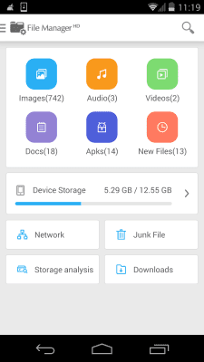 Screenshot of the application File Manager HD - #1