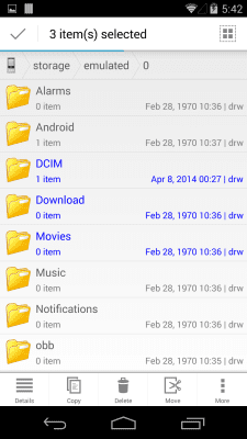 Screenshot of the application File Manager HD - #4