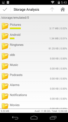 Screenshot of the application File Manager HD - #6