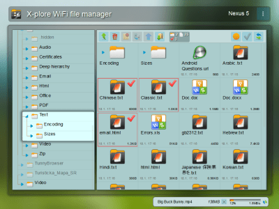 Screenshot of the application X-plore File Manager - #2