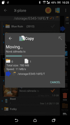 Screenshot of the application X-plore File Manager - #3
