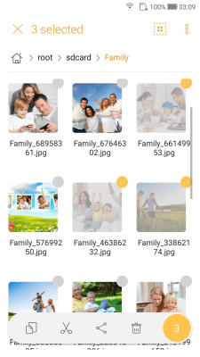 Screenshot of the application ASUS File Manager - #6
