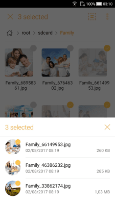 Screenshot of the application ASUS File Manager - #7