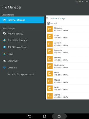 Screenshot of the application ASUS File Manager - #9