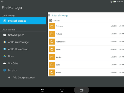 Screenshot of the application ASUS File Manager - #10