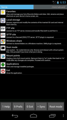 Screenshot of the application Ghost Commander - #4
