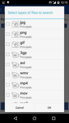 Screenshot of the application Hexamob Recovery Lite *ROOT* - #3