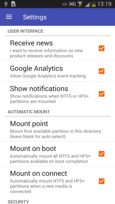 Screenshot of the application Paragon UFSD Root Mounter - #5