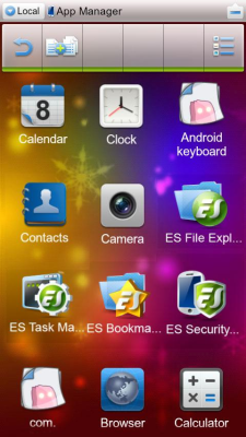 Screenshot of the application ES File Explorer (1.5 Cupcake) - #2