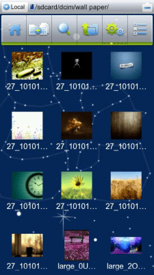 Screenshot of the application ES File Explorer (1.5 Cupcake) - #3