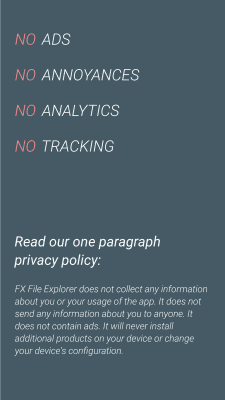 Screenshot of the application FX File Explorer - #2