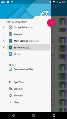 Screenshot of the application FX File Explorer - #3