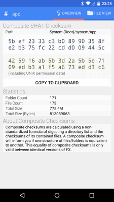Screenshot of the application File Explorer (Root Add-On) - #8