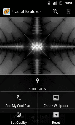 Screenshot of the application Fractal Explorer - #4