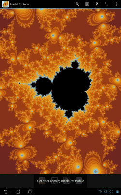 Screenshot of the application Fractal Explorer - #6