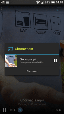 Screenshot of the application Solid Explorer Cast Plugin - #4