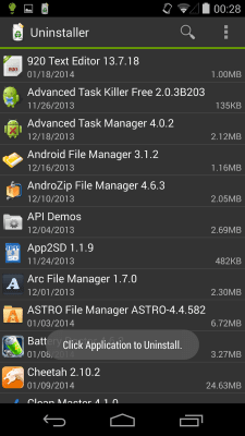 Screenshot of the application Rhythm Software Uninstaller - #1