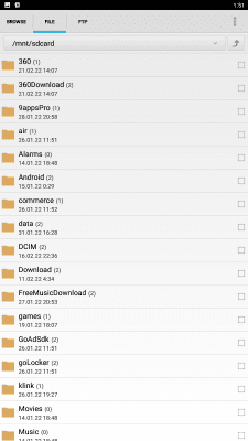 Screenshot of the application Leopard V7 File Manager - #4