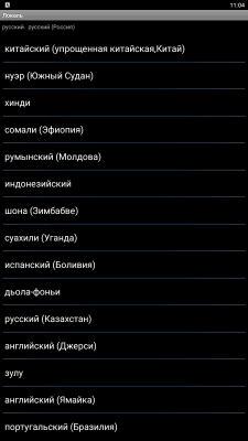 Screenshot of the application Set Locale and Language - #1