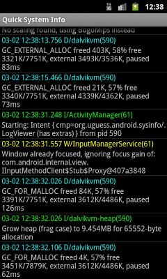 Screenshot of the application Quick System Info - #6