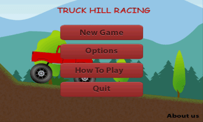 Screenshot of the application Truck Hill Racing - #1