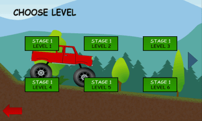 Screenshot of the application Truck Hill Racing - #2