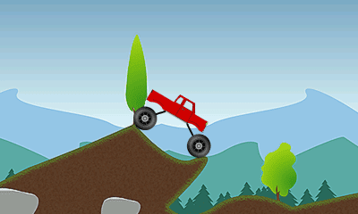 Screenshot of the application Truck Hill Racing - #4